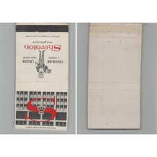 Matchbook Cover Sheraton Philadelphia Cheshire Cheese Chop House Philadelphia PA picture