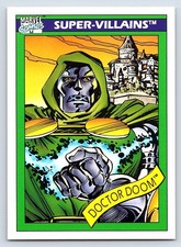 1990 Impel Marvel Universe #60 Super-Villains Doctor Doom NM+ picture