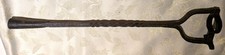 Antique hand-forged branding iron, likely used for marking livestock picture