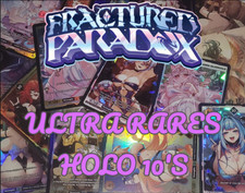 Vcard Fractured Paradox First Edition Ultra Rare Singles (Holo/Power Level 10's) picture
