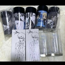 Fate/Zero Kiritsugu Emiya & Saber Altria Tumbler Glass Set ufotable Cafe Rare picture