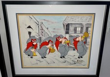 Warner Bros Yosemite Sam Cel Virgil Ross Signed The Jazz Player #1 Artist Proof picture