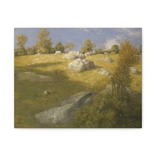 J. Alden Weir, born West Point, NY - Upland Pasture - ca. 1905 - Canvas Wall Art picture