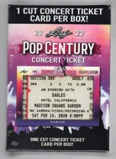 2022 LEAF POP CENTURY CONCERT TICKET FACTORY SEALED BLASTER BOX *FREE SHIPPING* picture