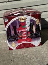 Rare Gemmy 2012 Disney Mickey & Minnie Animated Carousel Christmas Inflatable picture