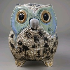 Lladro Little Eagle Owl #2020 Gres Retired Spain by Antonio Ballester Figurine picture