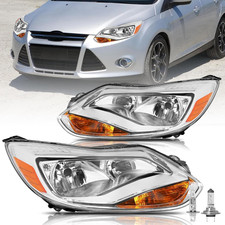 Bryght Halogen Type Headlight Assembly Fit for 2012 2013 2014 Ford Focus picture