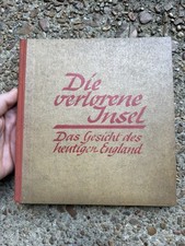 Original WW2 German Picture Book On England “The Lost Island - England” picture