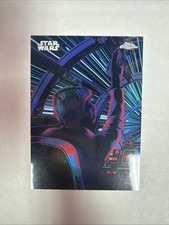 2025 Topps Chrome Star Wars KYBER LIGHT KL-10 HAN SOLO SSP Case Hit picture
