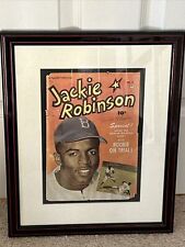 1950 Jackie Robinson Hero Rookie On Trial #5 Fawcett Comic Mag Cover Autographed picture