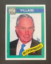 Michael Bloomberg - Villain World Cards - Homemade Political Trading Cards picture