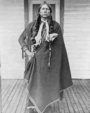 1890 Comanche CHIEF QUANAH PARKER Glossy 8x10 Photo Native American Poster Print picture