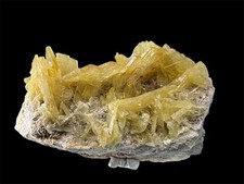 Golden Bladed BARITE (BARYTE) *Cerro Warihuyn, Peru* picture