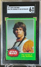 1977 Topps Star Wars Series 4 Green #263 The Courage of Luke Skywalker     SGC 6 picture