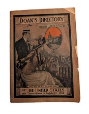 Antique 1911–1912 Doan’s Directory of the United States – Booklet picture