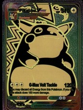 Pikachu VMax Iridescent Foil Fan Art Collectors Pokemon Card (NM) picture