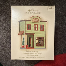Hallmark Keepsake Nostalgic Houses & Shops Don's Nursery House Ornament 2008 picture