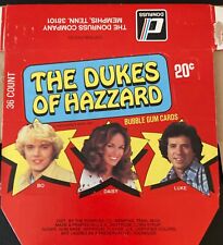 1981 Donruss Dukes of Hazzard Trading Card Box Flat with Wrappers picture