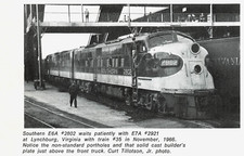 Southern E6A #2802 Lynchburg Virginia in 1966 5.25
