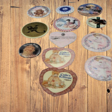 Vintage Lot of 12 Miscellaneous  Pinback Buttons  picture