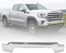 KPJTATUO Chrome Front Bumper Face Bar Compatible with 2019-2023 Sierra Chrome Ir picture