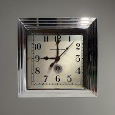 Rare Antique Manning Bowman Art Deco Machine Age Wall Clock  picture