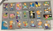 1990 Topps The Simpsons 22 Card Sticker Set Includes Bartman picture