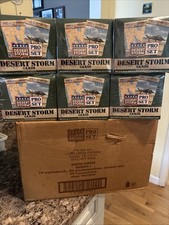 * (6)Vintage 1991  PRO SET DESERT STORM TRADING Cards - FULL BOX (CELLO SEALED) picture