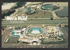 Scarce Wet 'n Wild Arlington Stadium Postcard - Former Home of the Texas Rangers picture