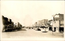 Tonkawa Oklahoma OK Main Street c1930s-40s Real Photo Vintage Postcard bhn picture
