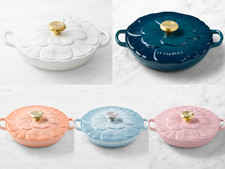 Le Creuset Enameled Cast Iron Petal Braiser, 2.25-Qt / FULL COLOR picture