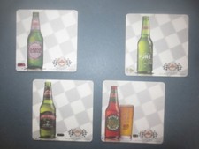 complete set of 4 BOAGS Brewery,Tasmania.2010 
