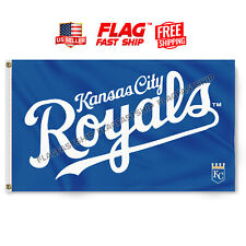 Royals Kansas City Flag 3x5 FT Baseball KC Royal Logo w Grommets  picture
