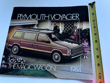 1984 PLYMOUTH VOYAGER SALES BROCHURE IN EXCELLENT CONDITION