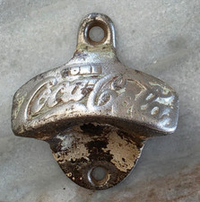 VINTAGE CAST TOME METAL COCA COLA BOTTLE OPENER - STARR X - USA 1940’s SPANISH picture