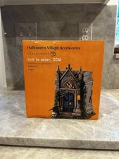 VERY RARE HTF DEPARTMENT 56 REST IN PEACE CRYPT 2016 EXCELLENT CONDITION IN BOX picture