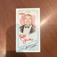 Topps 2018 Allen & Ginter World's Champions MA-BJ Bill James Auto #6/10 picture