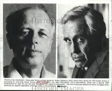 1985 Press Photo Andrei Sakharov & Actor Jason Robards In 