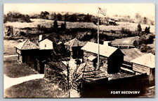Vintage Postcard OH Fort Recovery RPPC State Memorial Real Photo ~7970 picture