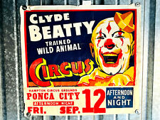 30s 40s Clyde Beatty Animal Ponca City OK circus carnival bette leonard picture