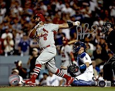St. Louis Cardinals Albert Pujols Signed 8x10 700 HR Photo Beckett BAS Witnessed picture