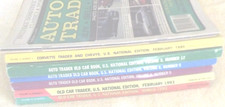 VINTAGE LOT OF 8 Old Car Book Auto Trader  1988 1989 1992 1993 1995 picture