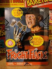 1988 OPC O-Pee-Chee Fright Flicks Cards Sealed Wax Box 48 Packs BBCE Tape Intact picture