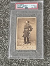 BANKS, NATHANIEL P SIGNED PHOTO, AMERICAN CIVIL WAR GENERAL, POLITICIAN, PSA/DNA picture