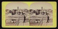 Photo:Rome Italy 1900s Colosseum View from Summit Stereoview Photograph picture