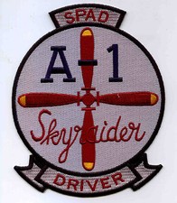 USAF, US Navy, USMC A-1 Skryraider Patch US seller Vietnam War Search & Rescue picture