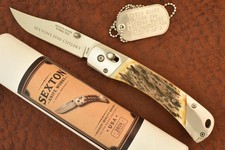 PROTOTYPE 1 of 5 SEXTON'S FINE CUTLERY KNIFE WORKS USA 2026 BONESTAG SLIDE LOCK picture
