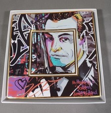 Baci Milano Plate James Bond (Sean Connery) Street Art Collection NIB picture