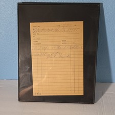 1947 Planters Nut Co Framed Order Form Invoice Sheet Receipt (7/14/47 No. 1435) picture