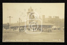 Rare RPPC Northern Pacific Train Depot. Yakima, Washington C 1907 Oakes Photo picture